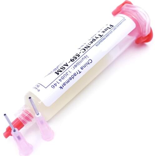 559 10cc Solder Paste NC-559-ASM No-Clean Solder Flux For BGA PCB Reballing Welding Soldering Rework Repair Tools With Needles