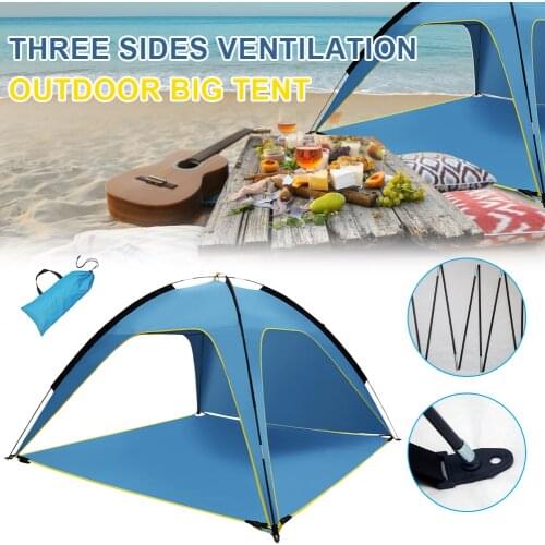 Beach Tent Sun Water Resistant Outdoor Canopy Shelter Waterproof Camping Tent Anti UV Shelter