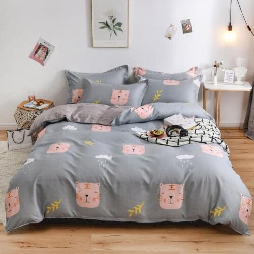 Forest series Duvet Cover Pillowcase Bed Sheet Child Teen Girl Colorful Bedding Linen Set 3/4Pcs Comforter Bedding Sets
