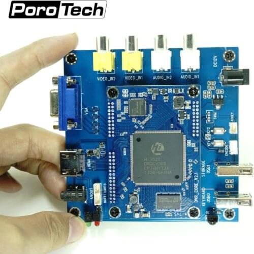 Professional Core Board for Pipeline Inspection System Recording with Video Audio record/analog CVBS/ AHD 1080P/720P video input
