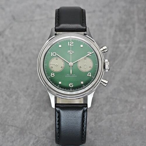 Men's Watch With Leather Strap Red Star China