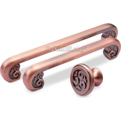 10PCS Retro Vintage European Kitchen Cabinet Pulls Handles Cupboard Wardrobe Drawer Wine Cabinet Door Handles Furniture Hardware