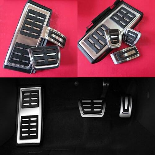 TTCR-II Accessories for New Tiguan 2017 AT/MT Accelerator Brake Clutch Footrest Pedal Pad,Styling Modify Sticker