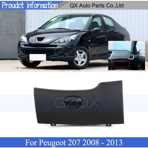CAPQX Inner Storage Box panel Glove trunk Cover Lid Toolcase Plate Hood For Peugeot 207 2008 2009 2010 2011 2012 2013