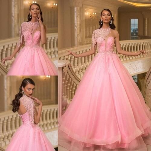 2020 Evening Dresses with Short Wrap Lace Beads Special Occasion Gowns Custom Made Lace-up Back Sweep Train A Line Prom Dress