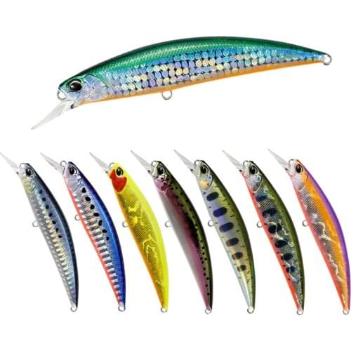 1PCS Fishing Lure Hard Bait Minnow Bass Trolling Artificial Hard Bait Crankbait Wobbler Fishing Sinking Hard Lure Fishing tackle