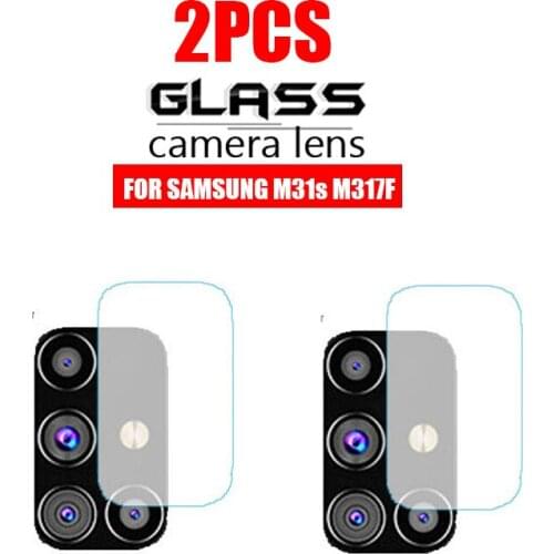 2PCS m31s Back Camera Lens Protective Glass on For Samsung Galaxy m31s Tempered Glass M317F 6.5" lens screen Protective Film