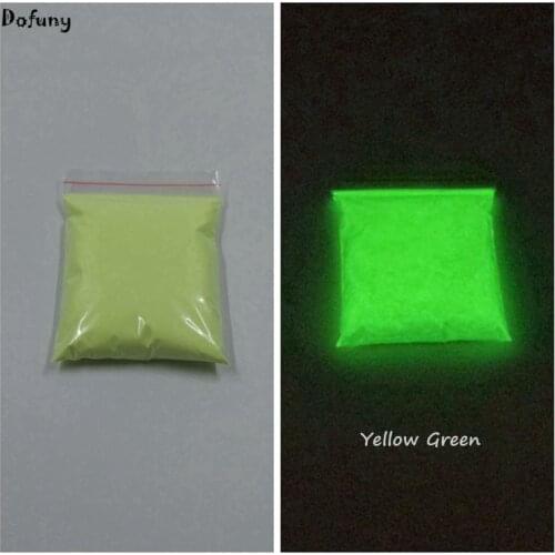 #6 yellow green luminous powder ,Nail decorating luminescent pigment,Glow Powder Paint 500g/bag