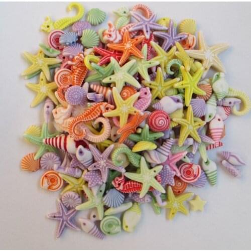 80g/lot Acrylic mixed beads multicolor Fashion bead Necklace/bracelet DIY accessories 004003009