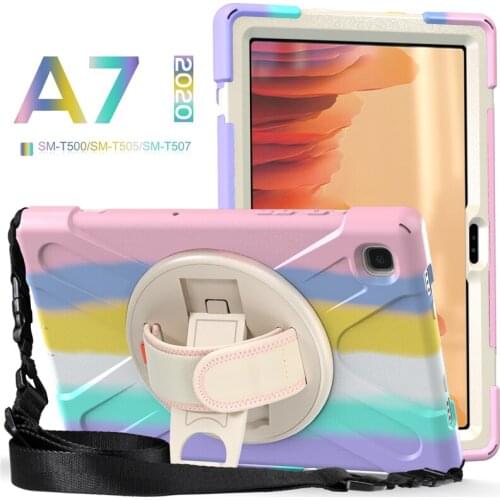 Baby Safe Armor Case for Samsung Galaxy Tab A7 10 4 2020 SM-T500 SM-T505 T507 Shockproof Hybrid Plastic+Soft Silicon tablet case