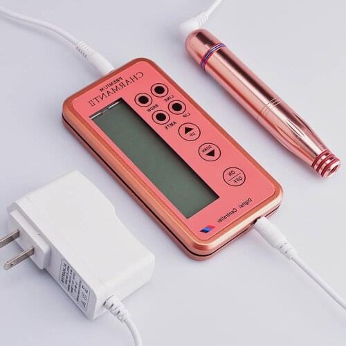 Dermografo Digital Charmant Permanent Makeup Machine Kit Microblading Pen for Eyebrow Lip Embroidery Tatoo with Cartridge Needle