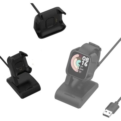 Smartwatch Dock Charger Stand Adapter USB Charging Cable Holder for Xiaomi Mi Watch Lite/Redmi Global Smart Watch Accessories