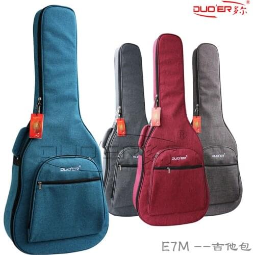DUOER Guitar Case Backpack Cotton Waterproof 41 Inch Guitar Bass Bags Factory Wholesale Customize Your Logo