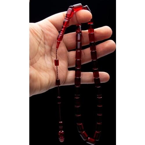 Islamic Tasbih Muslim Rosary Beads 33 Prayer Rosary For Men Bracelet For Men Accessory amber oltu amber stone Handmade Turkey