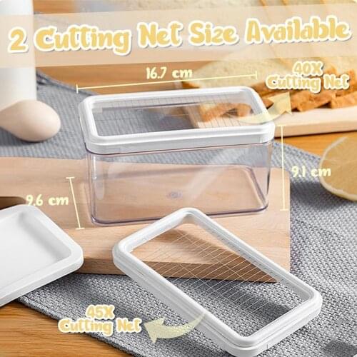Butter Cutter Container Safe and Easy Cutting Dust-Proof Anti-Cross Smell Butter Storage Box For Home TS1