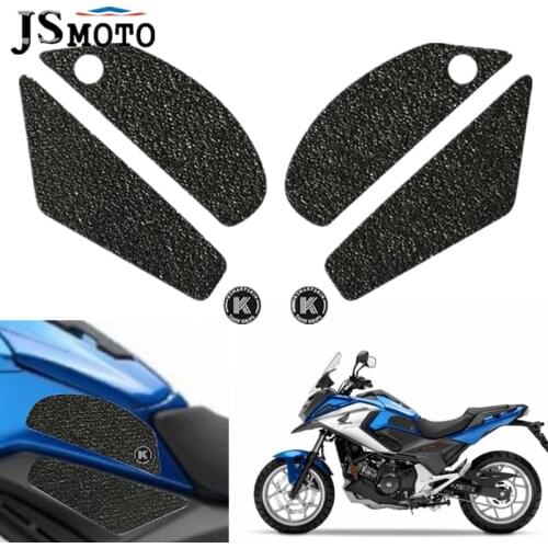For HONDA NC750X 2018-2019 nc750x NC 750X Fuel Tank Grip Motorcycle 3D Sticker Non-Slip Fuel Tank Side Protection Decal Stickers