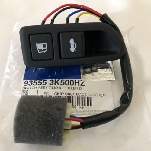 Original trunk lid switch throttle opener release button FOR Hyundai Sonata 2009-2010 parts, OEM 93553K500U7