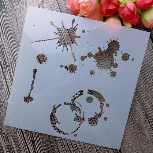 Scrapbooking tool card DIY album masking spray painted template drawing stencils laser cut templates ink jet Watermark SD317