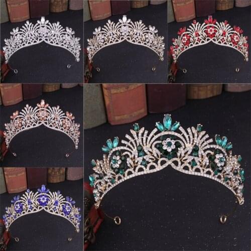 Ancient greek Luxury Tiaras And Crowns Princess Pageant Engagement crown Wedding Hair Accessories Evening Dress Bridal Jewelry