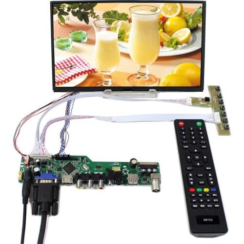 TV HD MI VGA AV USB AUDIO LCD controller Board+10.1inch B101XAN01 IPS lcd panel