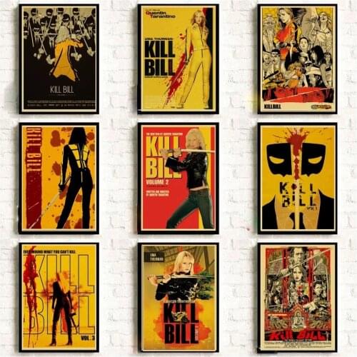 Classic Movie Kill Bill Vintage Posters For Home/Bar/Living Decor kraft Paper high quality poster wall sticker