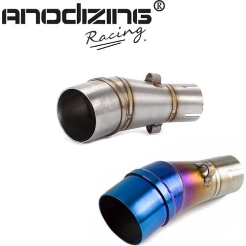 Motorcycle Exhaust middle pipe Slip-On for Kawasaki Z250 Z300 2008-2017 Ninja 300 2013-2017 Ninja 250R 2008-2012 link pipe