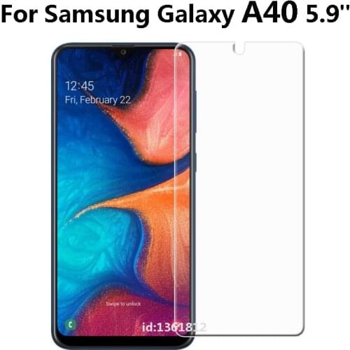 A40 Tempered Glass For Samsung Galaxy A40 Screen Protector Mobile Telephone Glass Samsung Galaxy A 40 Smartphone Protection Case