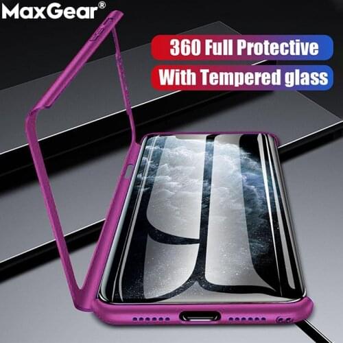 Glass Protector+360 Full Cover For Samsung Galaxy A50 A52 A31 M31 A72 A12 A32 A51 A71 A70 S20 FE S21 Plus Shockproof Bumper Case