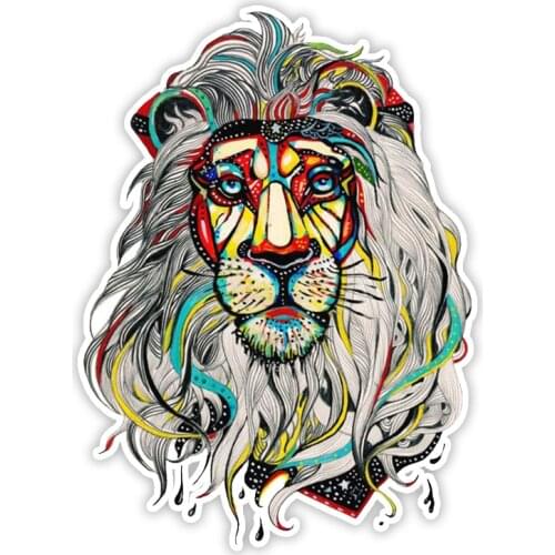 11397# Various Sizes Removable Decal Лев индеец Car Sticker Waterproof Accessories on Bumper Rear Window Laptop