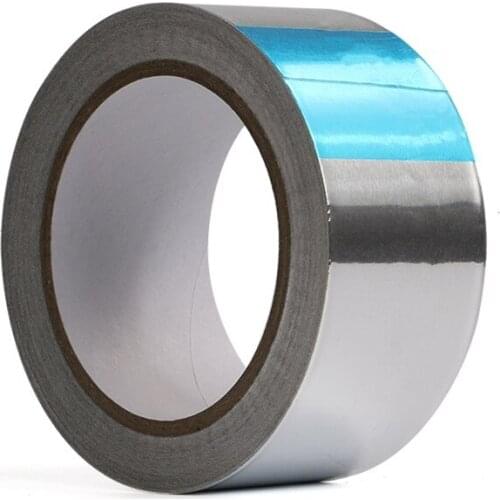 15 Meter Aluminium Foil tape Sealing Thermal Duct Repairs High Temperature tape Mask signal Foil Adhesive Tape PCB Repair