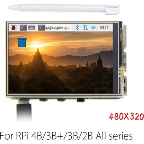 3.5 Inch 320 X 480 ILI9486 TFT LCD Display Resistive touch screen For RPi Raspberry Pi 4B/3B+/3B/2B/B+/B All series Touch Pen