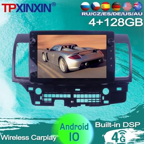 4+128G For Mitsubishi Lancer 2007 2008 2009 2010 2011 2012 2013 - 2015 Android Car Stereo Radio Multimedia player GPS Navigation