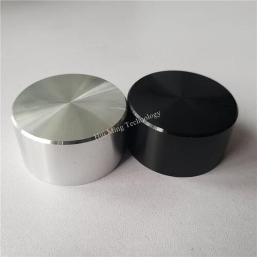6pcs aluminum plastic knob potentiometer knob 34*17*6mm Chassis volume knob switch cap plum handle knob for HI-FI amplifier