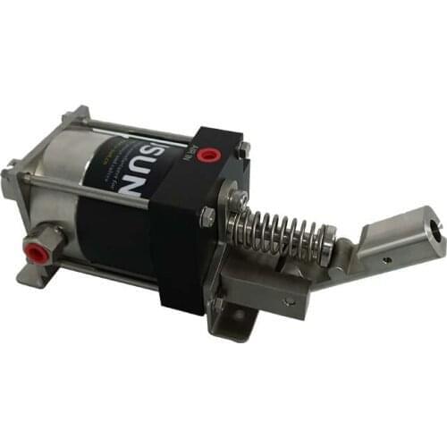 Free shipping Wellness Model : M71S-H 20-55MPA Mini stainless steel air driven hydraulic pressure testing pump with handle