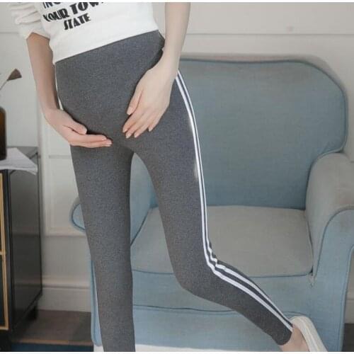 Pregnant women pants, trousers, leggings, pregnant women, stomach lift pants, elastic feet pants, autumn Korean cotton leggings