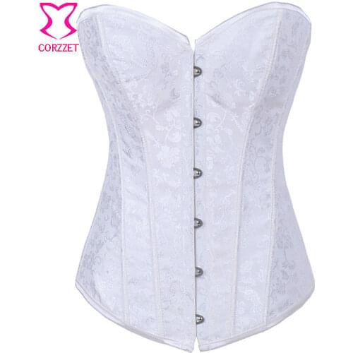 Floral Pattern Sexy Gothic Corset Fashion Womens Corselet Bridal Bustier & Corset Burlesque Clothing