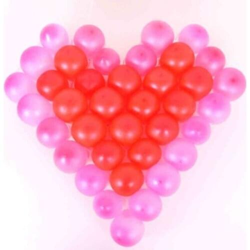 Party toy 2020 Inflatable Balloon Toys Red Heart-shaped Colorful Balloons Game Toy Celebration Birthday Party Room Layout