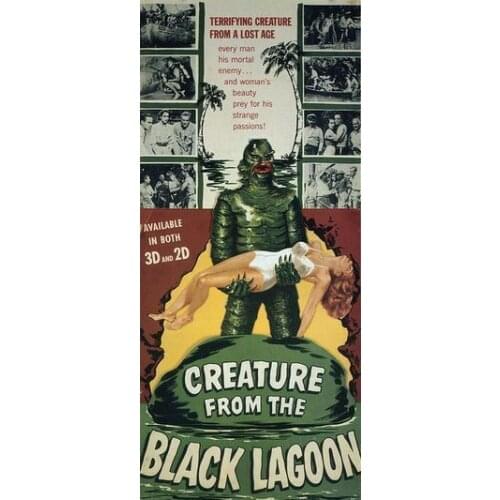 Creature from the Black Lagoon METAL TIN SIGN POSTER WALL PLAQUE
