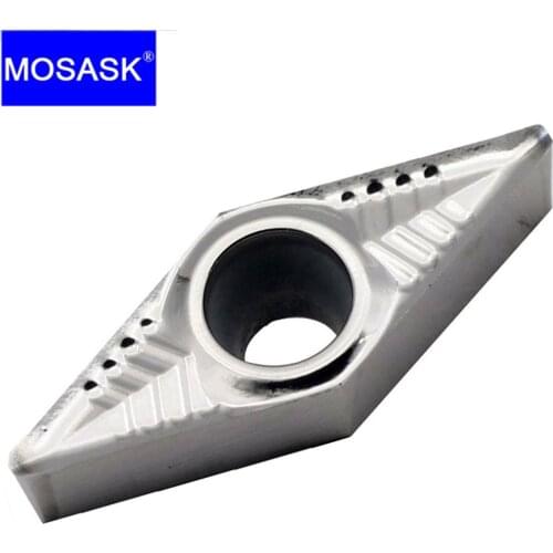 MOSASK VBGT 10PCS 1103 1604 04 08 02 AL ZK01 Copper Aluminum Semi-Finish Machining CNC Lathe Turning Tungsten Carbide Inserts