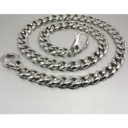 14" ~ 36" 316L Stainless Steel Mens Biker Wallet Chain 5A011WC_#24"