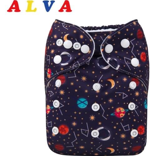 New Arrival! Alvababy Cloth Diapers Baby Pocket Baby Nappy with 1pc Microfiber Insert