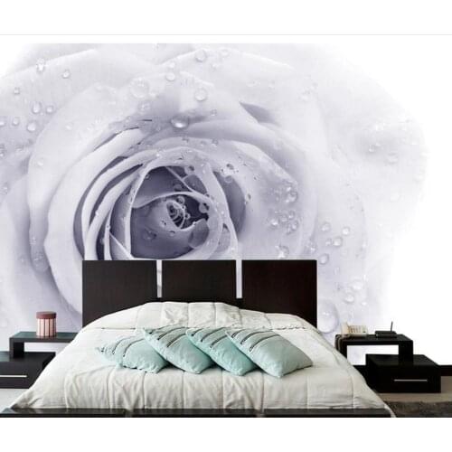 Wallpaper for 3d Home Decoration Rose bedside murals 3d murals wallpaper for living room flower wallpaper
