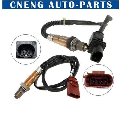 Upstream+Downstream Oxygen Sensor 234-5102 1K0998262N 234-4829 079906265D 95560613730 For 2006 Audi A4 Quattro &A4 2.0L