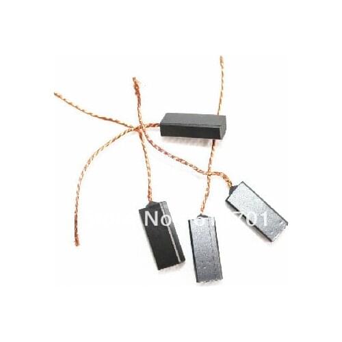 10pcs/lot Wire Leads 5x8x20mm Electric Generator Motor Graphite Carbon Brushes Alternator Power Tool for Generic Electric Motors