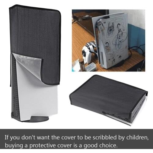 For PS5 Game Console Dust Proof Cover Sleeve Guard Case Waterproof Anti-scratch Game Protective Outer Casing Dropshipping
