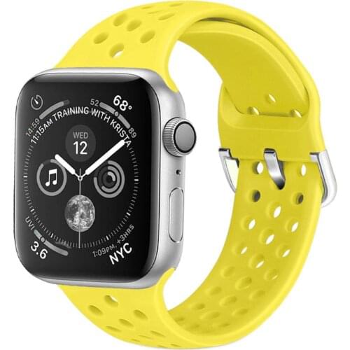 Silicone Strap for Apple Watch SE 6 5 3 Band 44mm 42mm ремешок Sport Bracelet for iwatch 4 2 1 38mm 40mm Watch Band Accessories