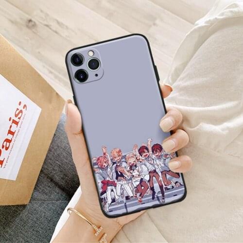 Toilet bound hanako kun anime manga silicone Phone Case FOR iPhone Se 6 6s 7 8 Plus X Xr Xs 11 12 Mini Pro Max Glass Cover
