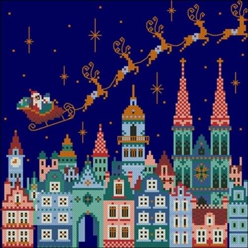 Symbol of love-deer patterns Counted Cross Stitch 11CT 14CT DIY Chinese Cross Stitch Kit Embroidery Needlework Sets