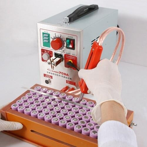 SUNKKO 709A HB-70B Spot Welder 1.9KW LED Light Pulse Spot Welding Machine For 18650 Battery Pack Precision 912 Electric Iron