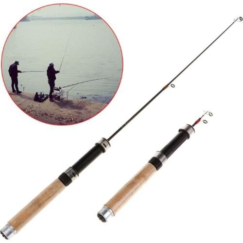 New Winter Ice Fishing Rod Telescopic Mini Combo Pen Lures Tackle